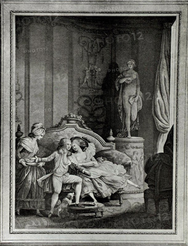 Engraving by Moitte, The Consommé