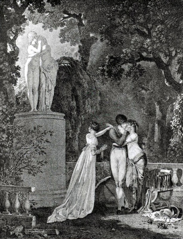 Engraving by Dutailly, Imitation of Antiquity