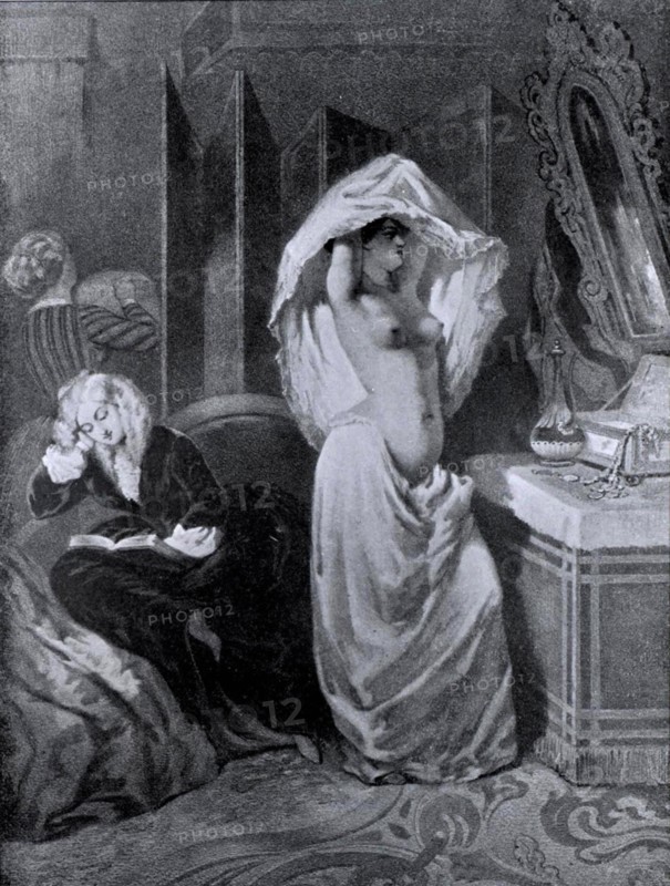 Engraving by Daniel Casey, The Shift