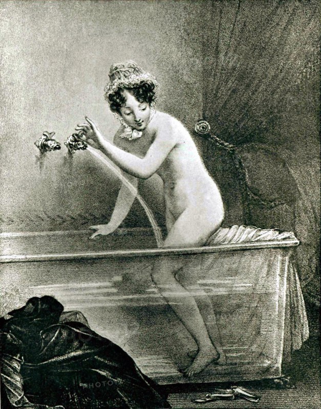 Gravure d'Octave Tassaert, Scène intime