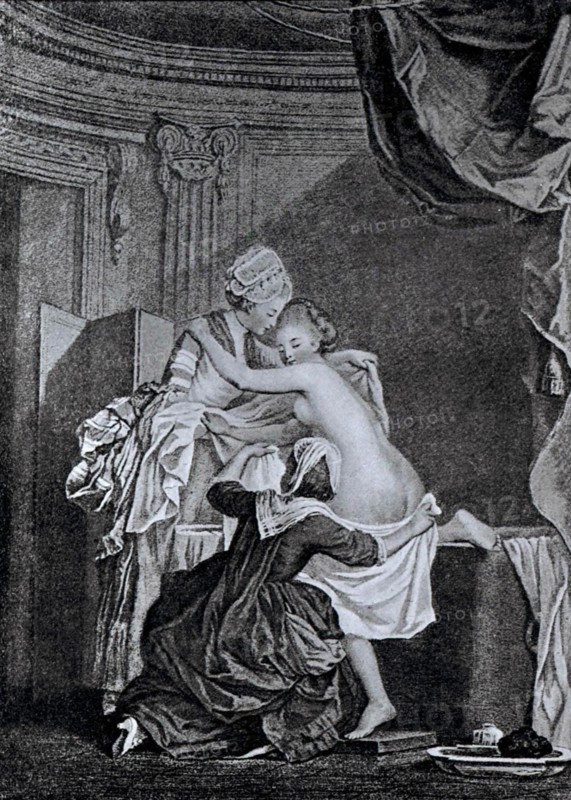 Gravure de Baudouin, Scène intime