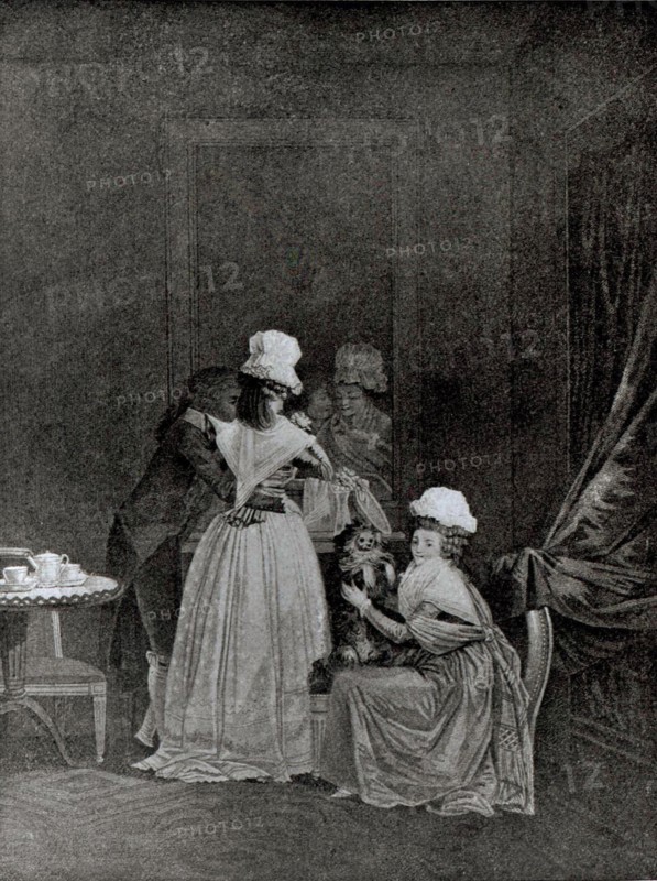 Gravure de Mallet, Scène intime
