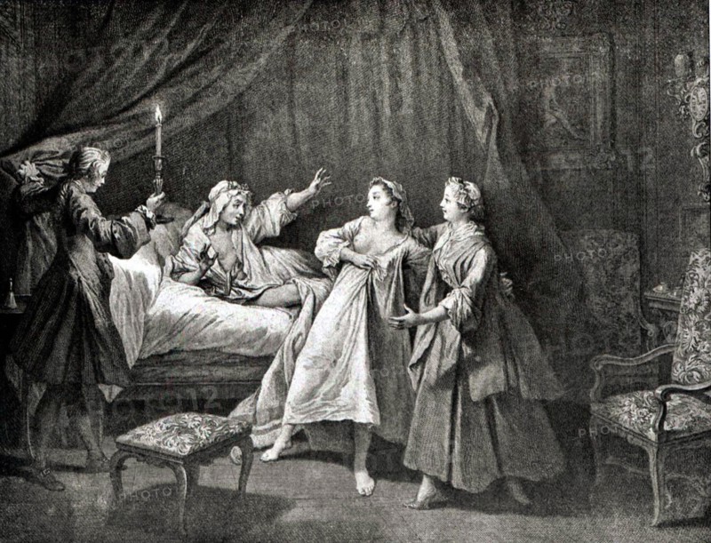 Work by Nicolas Lancret, The Punished Gascon