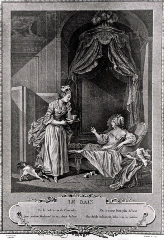 Gravure de Sigmund Freudeberg, La lettre