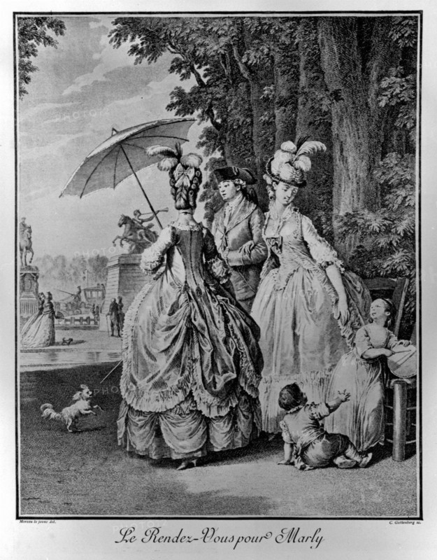 Engraving by Jean Moreau, called Moreau the Younger