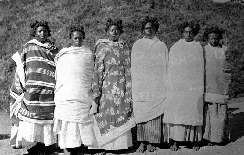 Portrait of Sakalaves women, Madagascar