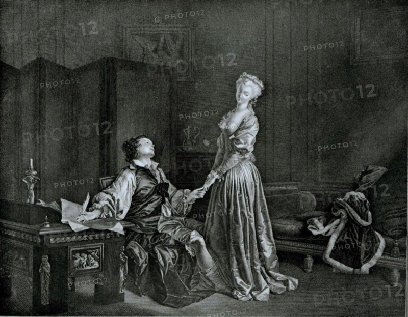 Gravure de Fragonard, Le contrat