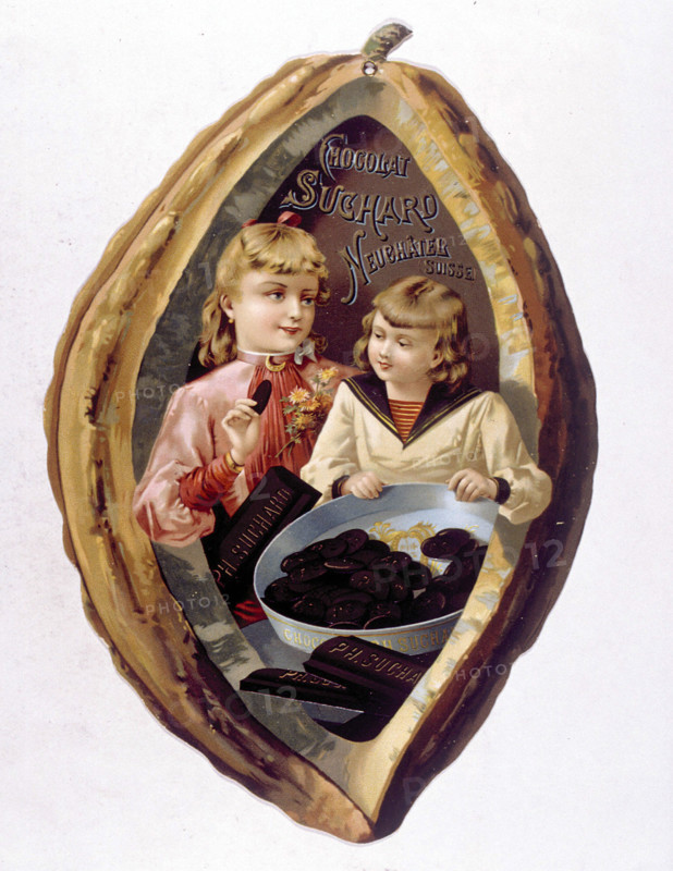 Suchard Chocolate, 19th century advertisement