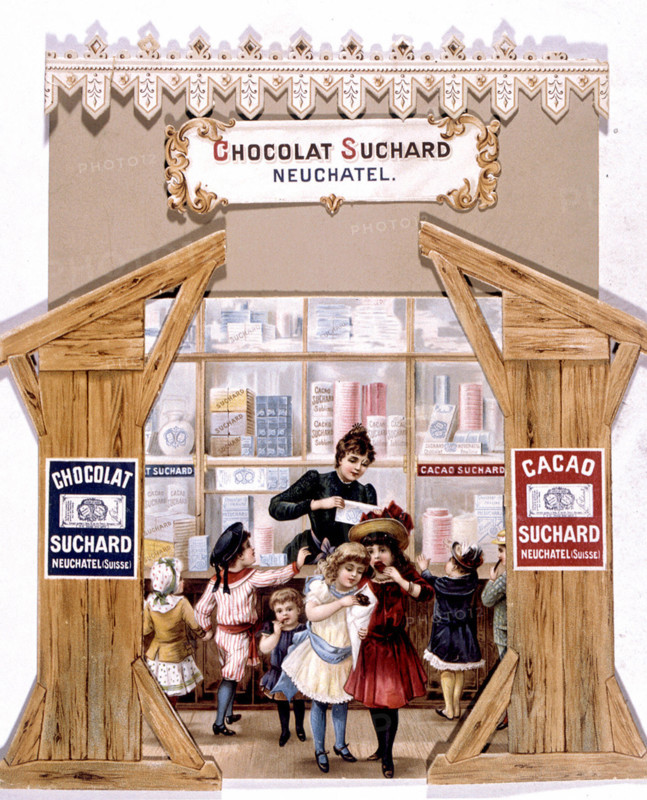 Suchard Chocolate, 19th century advertisement