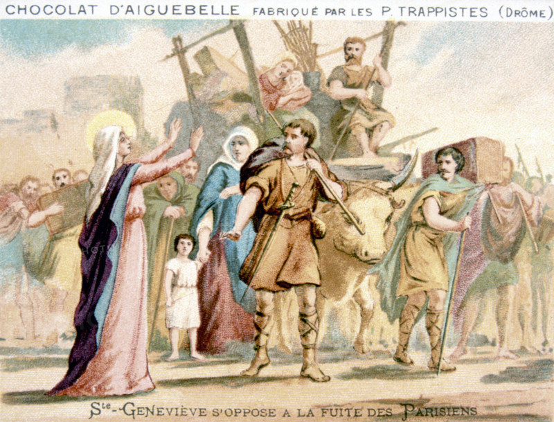 La vie de sainte Geneviève, publicité