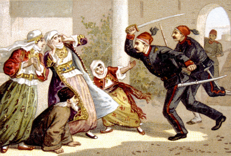 Massacre d'Arménie par les Turcs, publicité