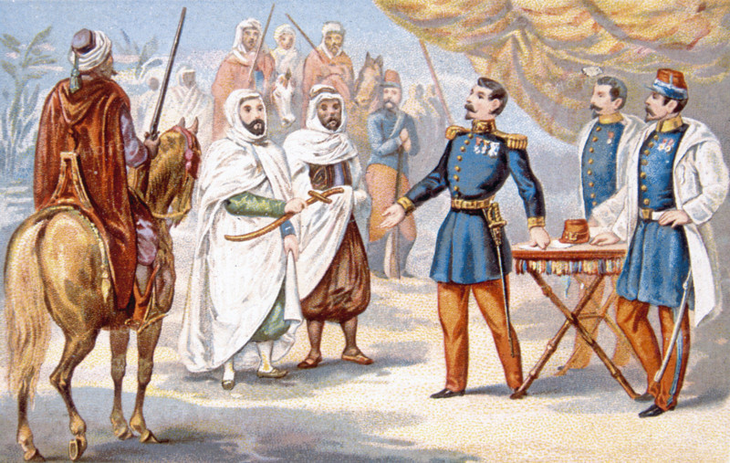 Conquête de l'Algérie, publicité