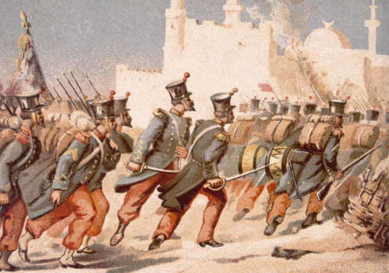 The conquest of Algeria, advertisement