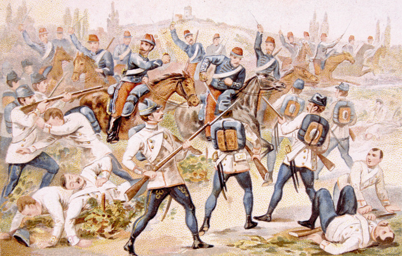 Bataille de Solférino (1859), publicité