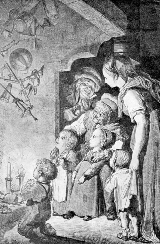Chrismas, illustration by Gustave Doré