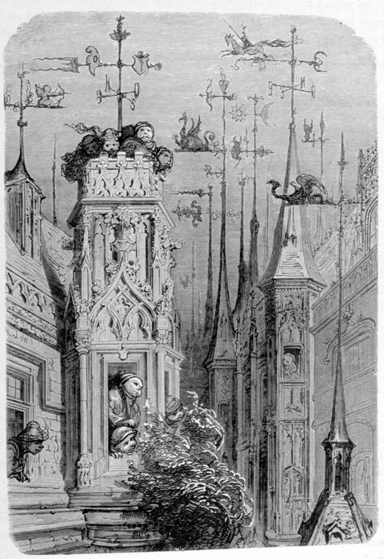 Rabelais, illustration by Gustave Doré