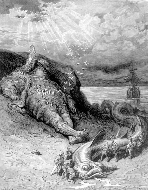 Rabelais, illustration de Gustave Doré