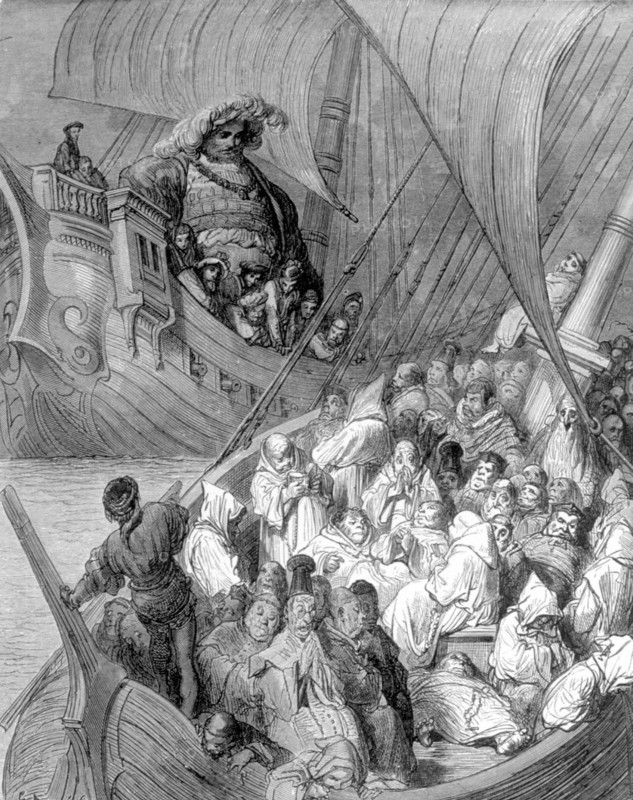 Rabelais, illustration de Gustave Doré