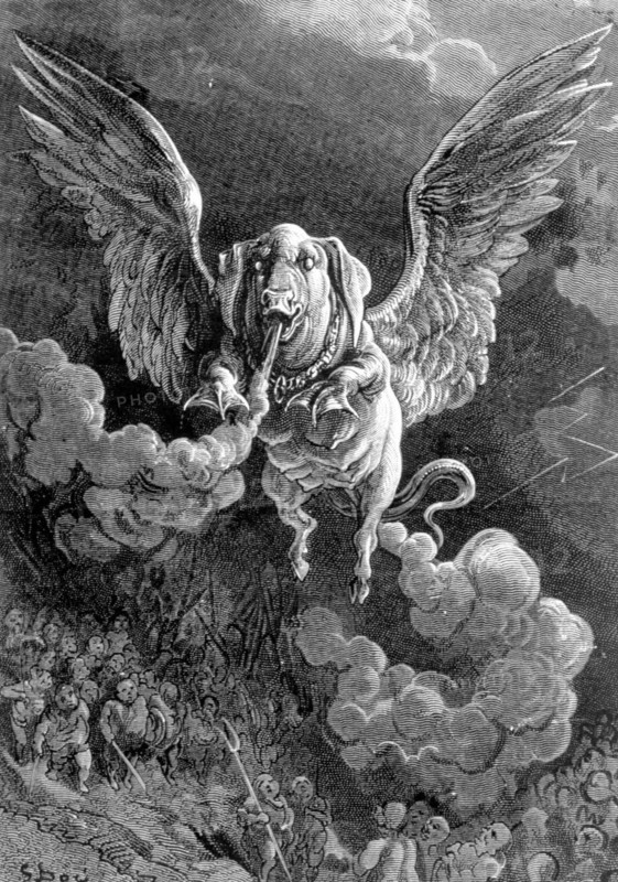 Rabelais, illustration by Gustave Doré