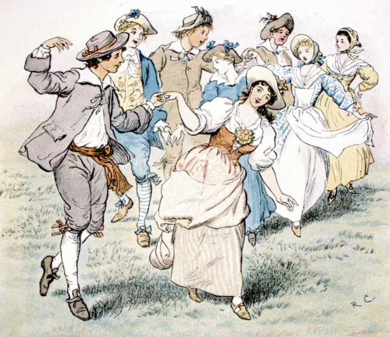 Song illustration by Randolph Caldecott