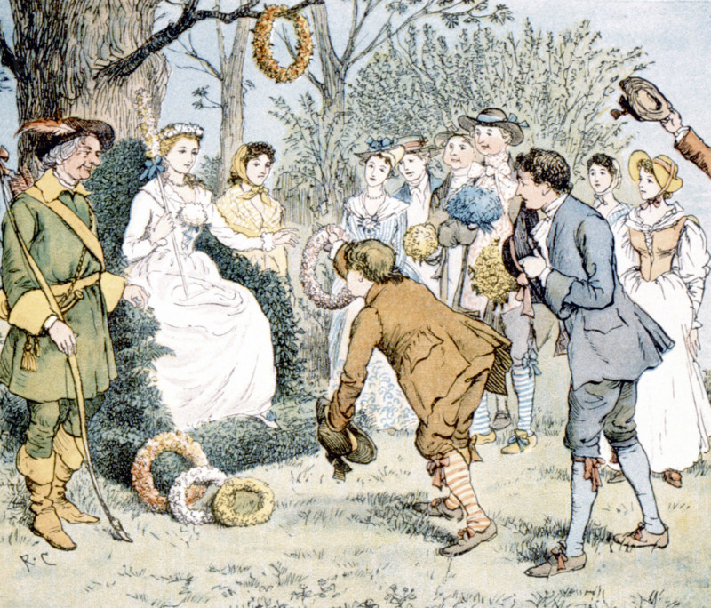 Song illustration by Randolph Caldecott