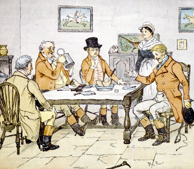 Song illustration by Randolph Caldecott