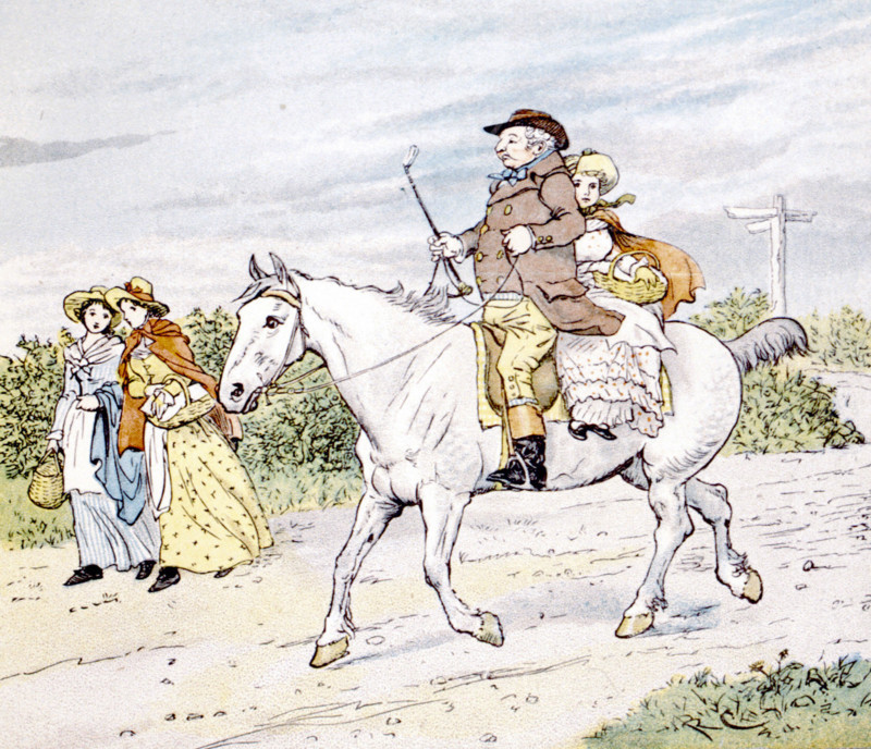 illustration de chansons par Randolph Caldecott