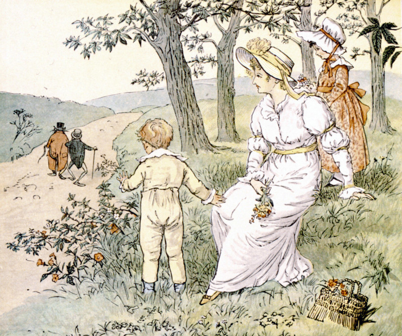 Song illustration by Randolph Caldecott