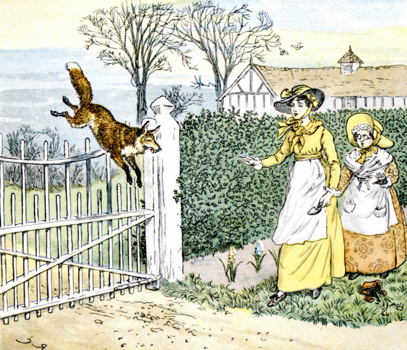 Song illustration by Randolph Caldecott