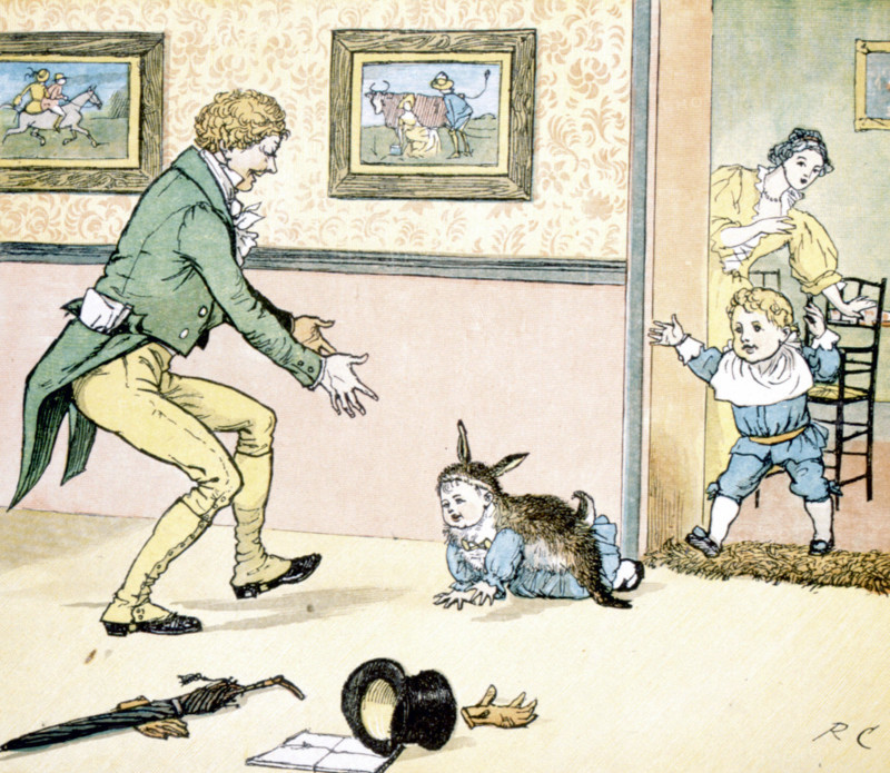 Song illustration by Randolph Caldecott