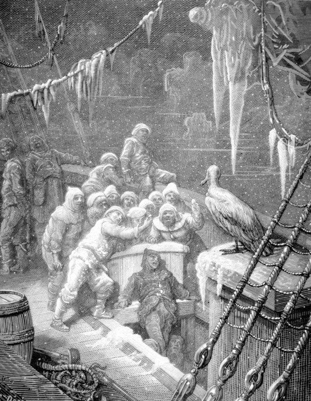 La chanson du vieux marin de Coleridge, illustration de Gustave Doré