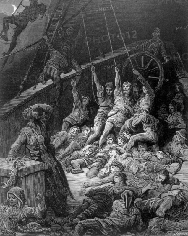 La chanson du vieux marin de Coleridge, illustration de Gustave Doré