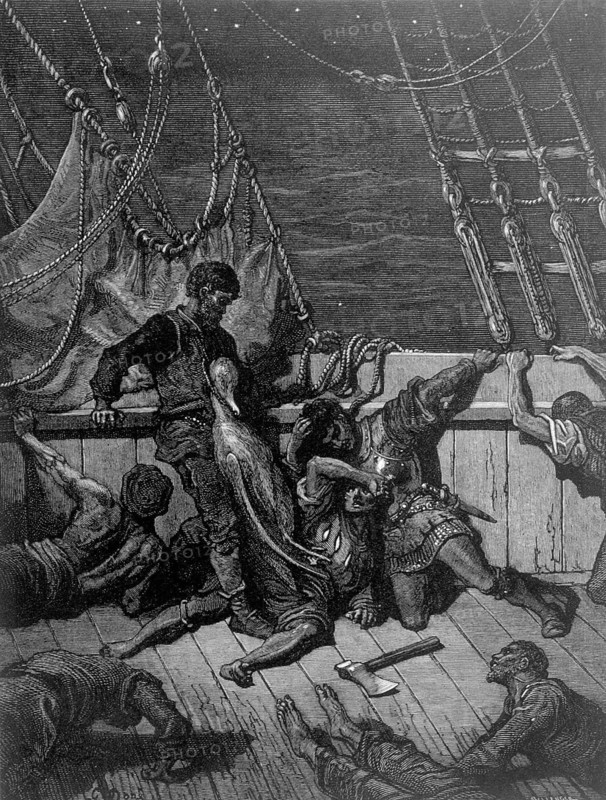 La chanson du vieux marin de Coleridge, illustration de Gustave Doré