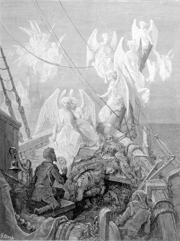 La chanson du vieux marin de Coleridge, illustration de Gustave Doré