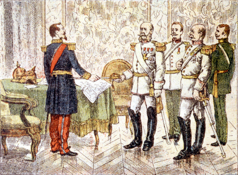 The war of 1870, illustrations from the late 19th century