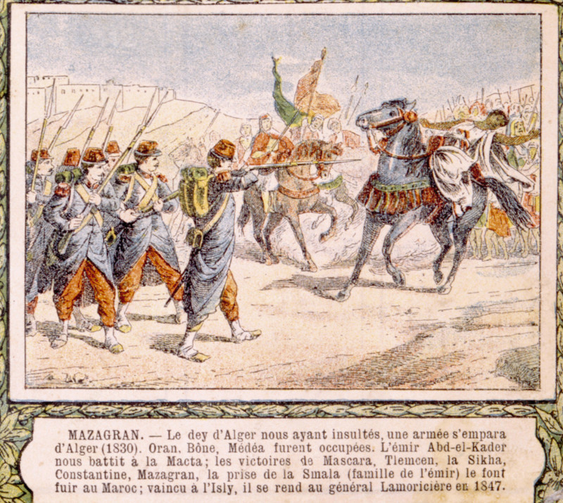 Algeria, colonization, illustrations