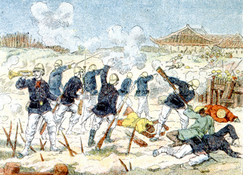 Tonkin, colonization, illustrations