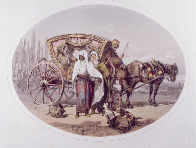 Turkish carriage, by Preziosi