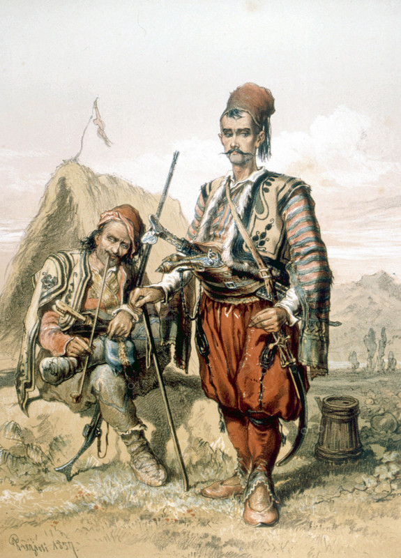 Croatian guards, by Preziosi