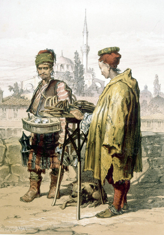 Vendeur ambulant, par Preziosi