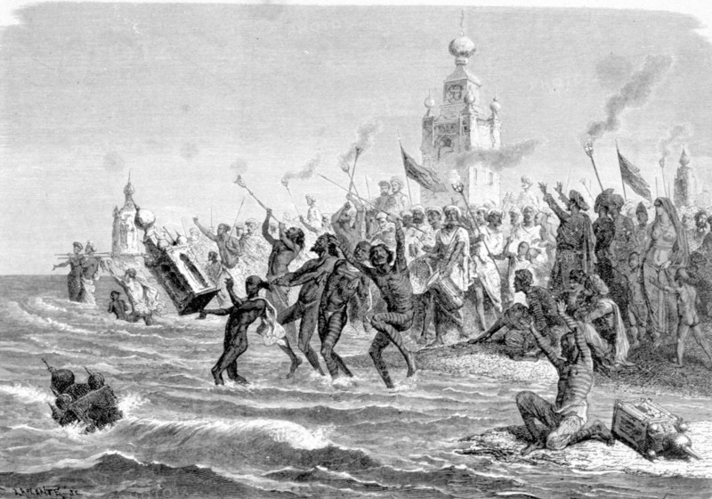 Moharum celebration, in Bombay