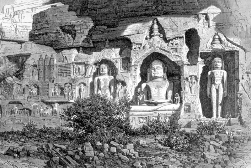 Ruins of Ahmed Chah's harem, in Sirkej