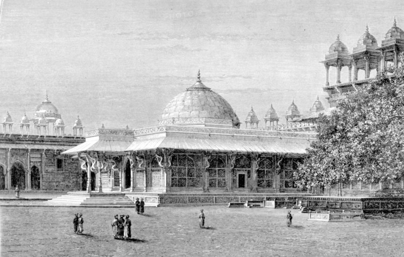 Sheik Selim Chisti mausoleum, in the dourgah of Futtepore-Sikri