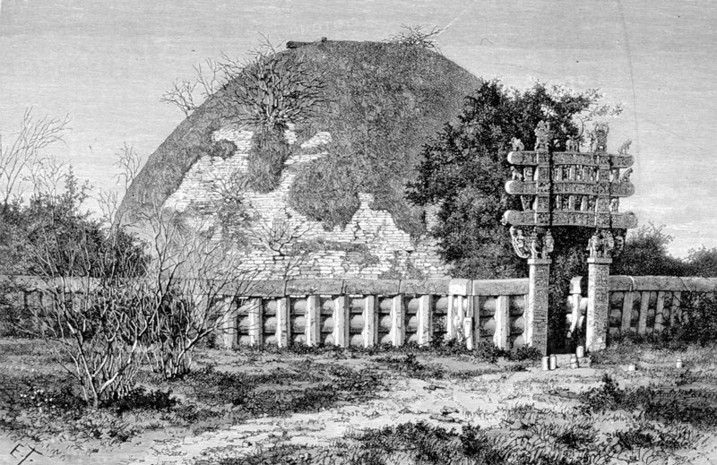 The grand Chaitya or tope of Sanchi