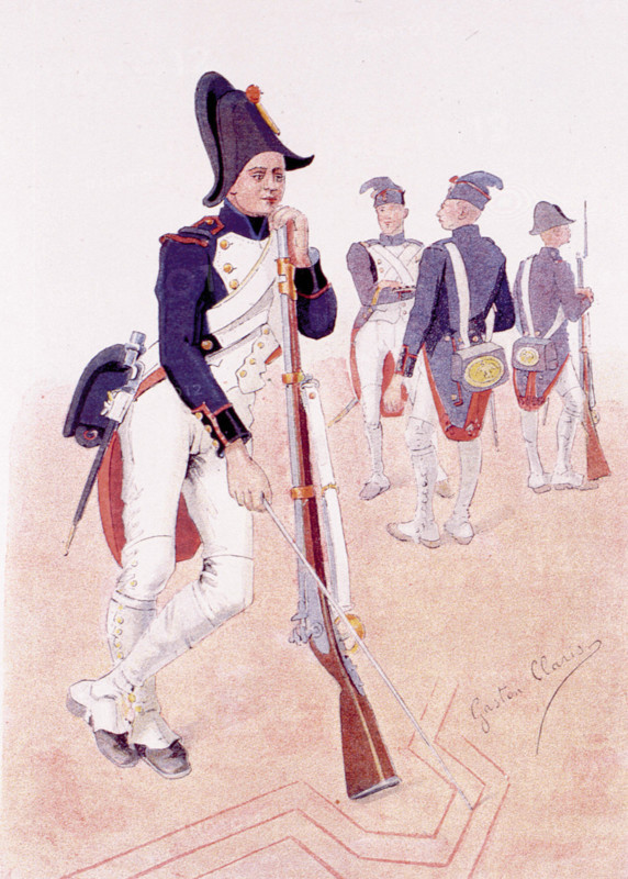 Soldier from the 1st Empire, illustrations
