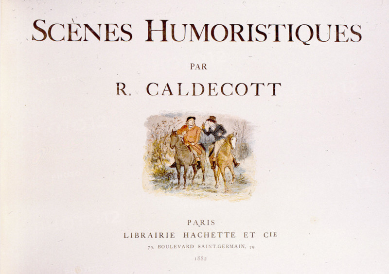 Humorous scenes, illustration by Randolph Caldecott