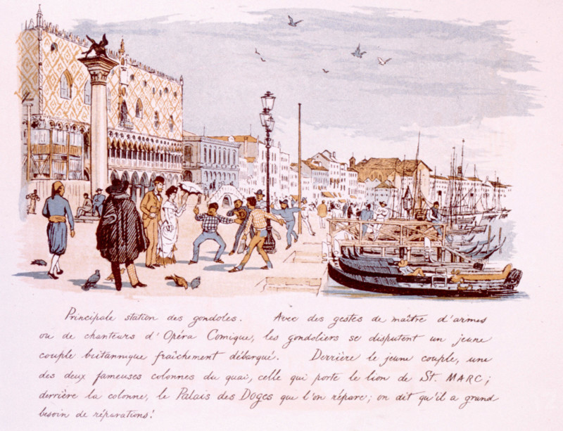 Humorous scenes, illustration by Randolph Caldecott