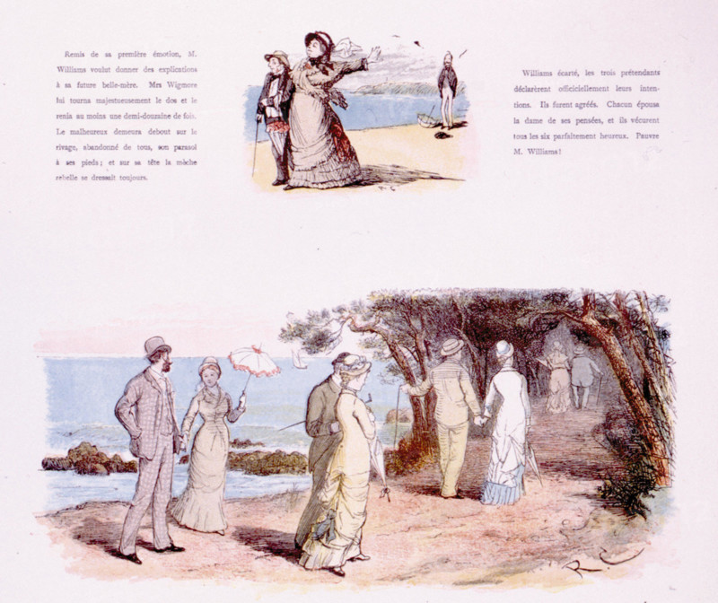 Scènes humoristiques, illustration de Randolph Caldecott