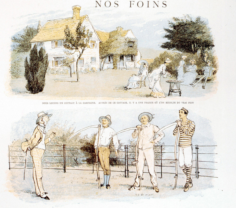 Scènes humoristiques, illustration de Randolph Caldecott