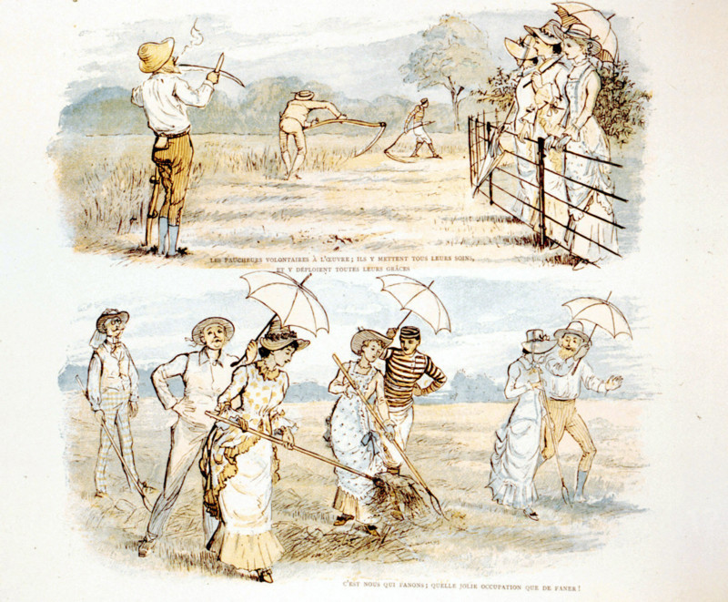 Humorous scenes, illustration by Randolph Caldecott